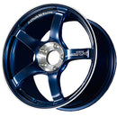 Advan TC-4 Special Edition Wheel - 18x7.5 / Offset +42 / 5x112 (Racing Indigo Blue & Diamond Cut)