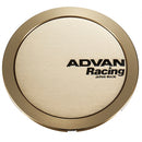 Advan Center Cap - Full Flat Cap (Light Gold Alumite) - 63mm
