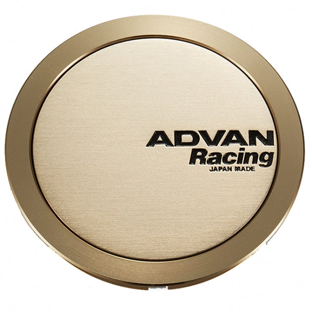 Advan Center Cap - Full Flat Cap (Light Gold Alumite) - 63mm