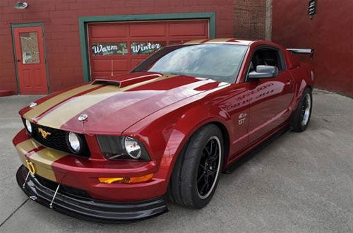 APR Performance Carbon Front Splitter with Rods/ APR Performance Airdam - Ford Mustang 2005-09