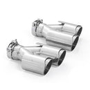 ARK Performance Slip On Quad Exhaust Tip - Polished (2.5" Inlet / 3" Outlet) 