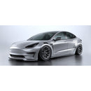 Artisan Spirits Black Label Front Over Fender Kit (FRP + Partial CFRP) - 18-23 Tesla Model 3