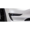 Artisan Spirits Black Label Front Bumper Garnish (CFRP) - 17-23 Tesla Model 3