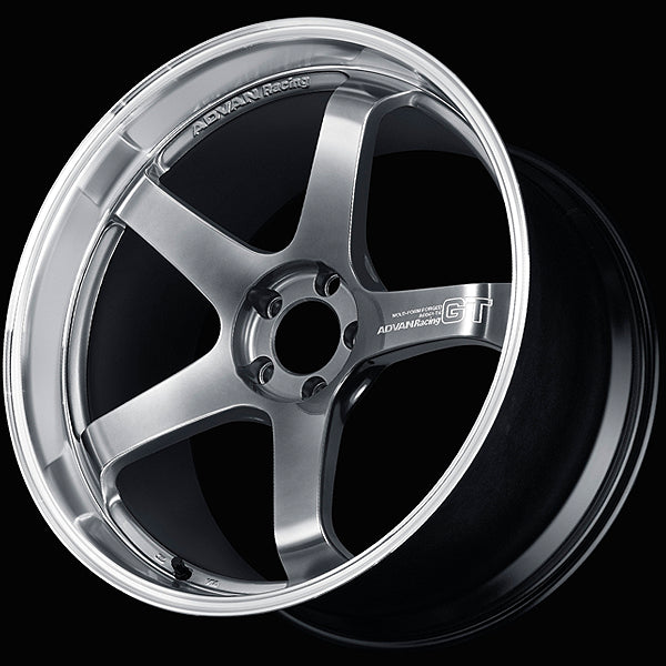 Advan GT Premium Wheel - 19x10.0 / Offset +35 / 5x114.3 (Machining & Hyper Platinum Black)