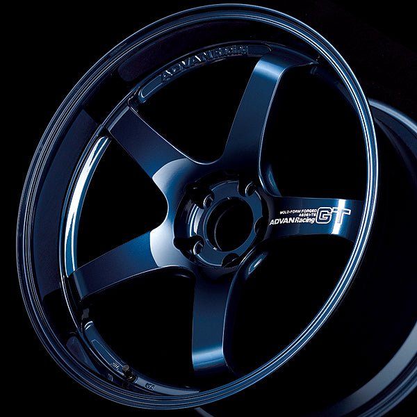 Advan GT Premium Wheel - 19x10.0 / Offset +35 / 5x114.3 (Racing Titanium Blue)