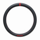 Bride Steering Wheel Cover (Black Carbon Tone with Red / S Type) - 36.5 to 37.9 cm