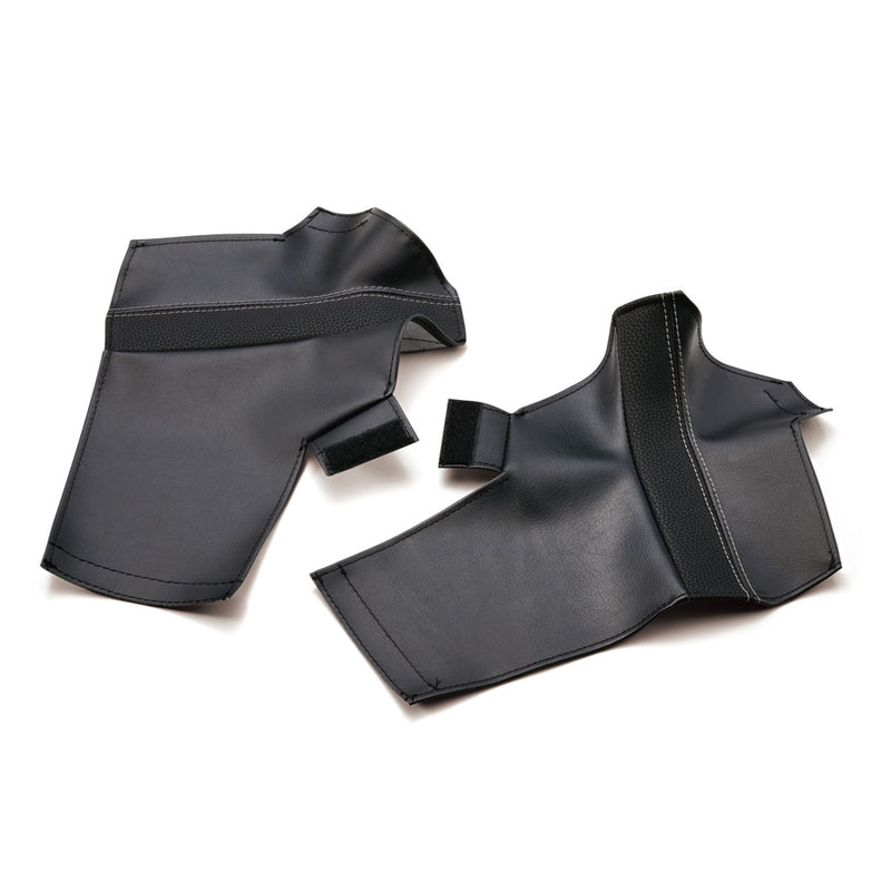 Bride Full Bucket Protective Pad Set - Black with Grey Stitch