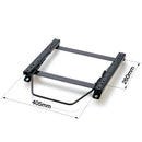 Bride Type-XR Seat Rail (Standard / US Passenger) - Honda Civic (FE1/FE2/FL1) 2022+ / Civic Type R FL5 2023+