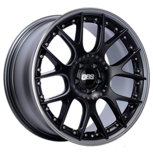 BBS CH-R II Wheel - 21x10.0 +38 | 5x120 | Satin Black w/ Motorsport Etching