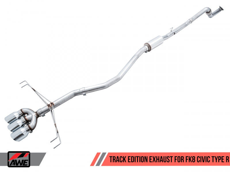 AWE Tuning Cat-Back Exhaust w/ Front Pipe - 2017+ Honda Civic Type R (FK8)