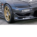 C-West Front Canards For N1 TYPE2 Front Bumper - 00-09 Honda S2000 (AP1/AP2)