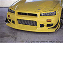 C-West N1 TYPE2 Front Bumper - 99-02 Nissan Skyline (BNR34)