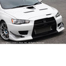 C-West Front Bumper - 08-15 Mitsubishi Lancer Evolution X (CZ4A)