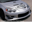 C-West N1 Type-II Front Bumper - 02-04 Acura RSX (DC5)