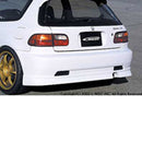 C-West Rear Bumper - 92-95 Honda Civic (EG)