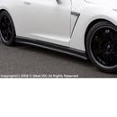 C-West Side Skirts - 08-10 Nissan GT-R (R35)
