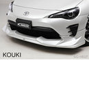 C-West Front Half Spoiler - 17-20 Toyota GT86 (ZN6)