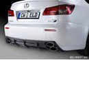 C-West Type-I Rear Diffuser - 13-14 Lexus IS-F (USE20)