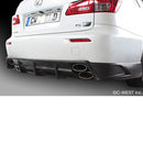 C-West Type-II Rear Diffuser - 13-14 Lexus IS-F (USE20)