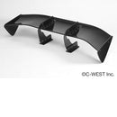 C-West GT-WING SWAN NECK 1600MM - Universal Fitment