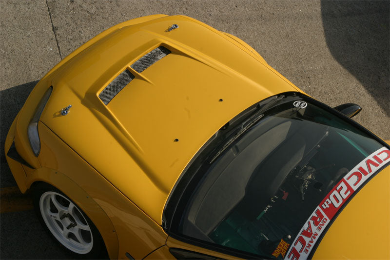 J's Racing Type S Ventilated Hood - 92-95 Honda Civic (EG6)