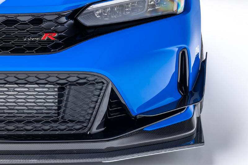 EVS Tuning Carbon Fiber Front Canards - 2023+ Honda Civic Type R (FL5)