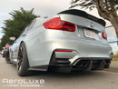 AeroLuxe 15-21 BMW F80/F82 Spec-GTP 4pc Carbon Fiber Rear Diffuser