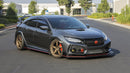 Racebred Components Front Splitter Kit - 17-21 Honda Civic Type R (FK8)