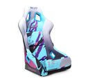 NRG FRP Bucket Seat Retro Printed ULTRA Edition with Pearlized Back & Phone Pocket - Large – FRP-302-RETRO-ULTRA