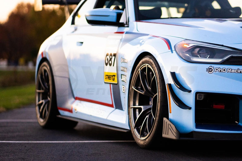 Verus Engineering Front Splitter Endplates - 2023+ BMW M2 (G87)