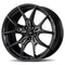 Gram Lights 57FXZ Wheel - 19x8.0 +45 | 5x100 | Super Dark Gunmetal | Machining Rim Edge DC