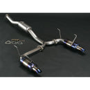 J's Racing FX-PRO 70RS Titanium Dual Exhaust - 00-09 Honda S2000 (AP1/AP2) with J's Racing Type GT Aero
