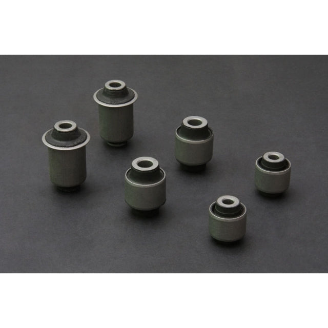 Hardrace Rear Lower Arm Bushing (Harden Rubber, 6 pcs) - Honda Prelude 92-01