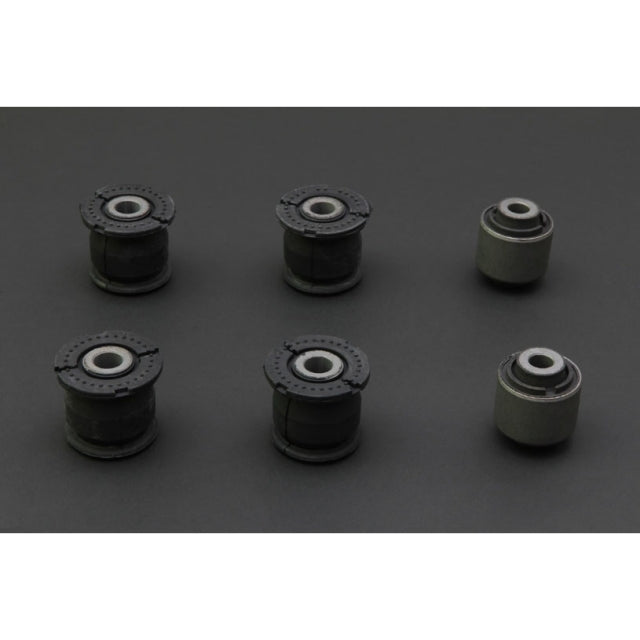Hardrace Rear Knuckle Bushing (Harden Rubber, 6 pcs) - Acura RSX 02-06 / Honda Civic EP3 Si (Harden Rubber, USDM) 01-05