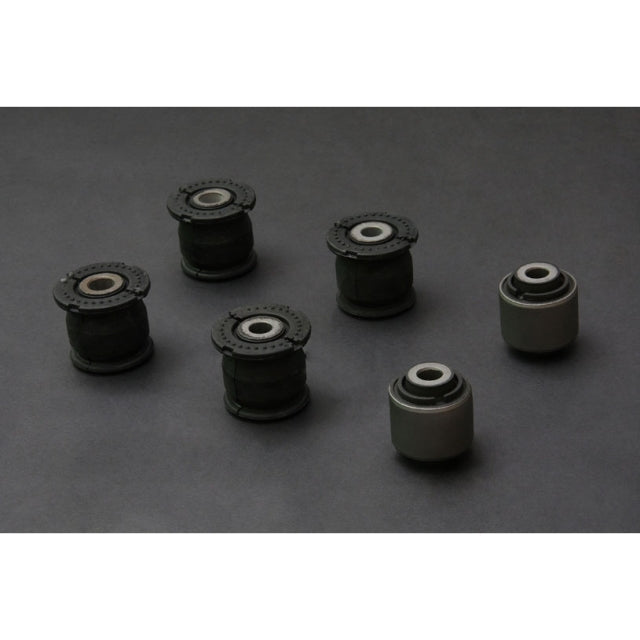 Hardrace Rear Knuckle Bushing (Harden Rubber, 6 pcs) - Honda Civic EP/EM (Harden Rubber, Excluding USDM EP3 Si) 01-05