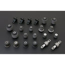 Hardrace Complete Arm Bushing Set (22 pcs) - Honda Civic EP/EM (Harden Rubber, Excluding USDM EP3 Si) 01-05