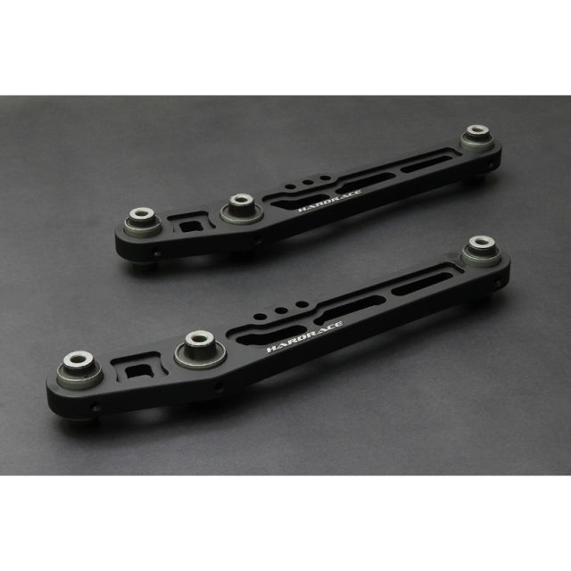 Hardrace Rear Lower Control Arm (Harden Rubber, 50mm Bushing, Black) - Acura Integra DA 90-93 / Honda Civic EF/EG 88-95 (USDM)