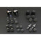 Hardrace Complete Arm Bushing Set (Harden Rubber, 26 pcs) - Honda Civic EK (USDM) 96-99