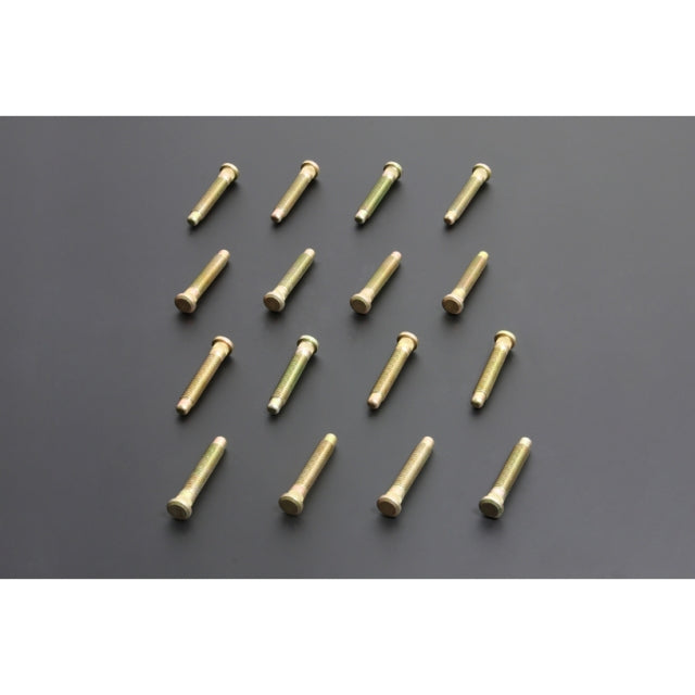 Hardrace Extended Wheel Studs M12 x P1.50 (16 pcs) - Honda Civic EF/EG/EK 88-00