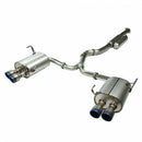 HKS Super Turbo Muffler W-Tail Ti Exhaust - 15-21 Subaru WRX/STI (VA)