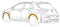 HKS Fender Molding (ABS Plastic) - 23+ Toyota GR Corolla