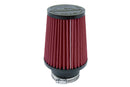 HPS Performance Universal Air Filter (Oiled) – Length 7.25", Element 5.5", Base OD 4.5" - HPS-4295-RED