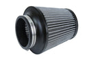 HPS Performance Universal Air Filter (Oiled) – Length 7.5", Element 6", Base OD 6" – 3.5" / White
