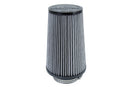 HPS Performance Universal Air Filter (Oiled) – Length 10.5", Element 9", Base OD 6" – 3.5" / White - HPS-4299