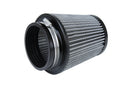HPS Performance Universal Air Filter (Oiled) – Length 7.25", Element 6", Base OD 6" – 4" / White