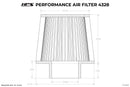 HPS Performance Universal Air Filter (Oiled) – Length 9.62", Element 9", Base OD 7.75" – 4.5" / White