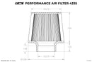HPS Performance Universal Air Filter (Oiled) – Length 8.25", Element 7", Base OD 5.5" – 2.75" / White