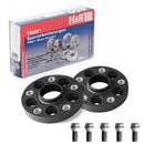 H&R DRA Wheel Spacers (Black) - 20mm / 5x112 / 14x1.5 / Bore: 66.5