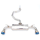 Invidia Q300 Rolled Titanium Tip Catback Exhaust - Volkswagen Golf Gen 7 GTI 13-16