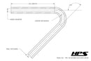 HPS Performance Silicone Elbow - 135 Degree – Length 5", 4-ply Polyester, 350F | HTSEC135-325-BLK